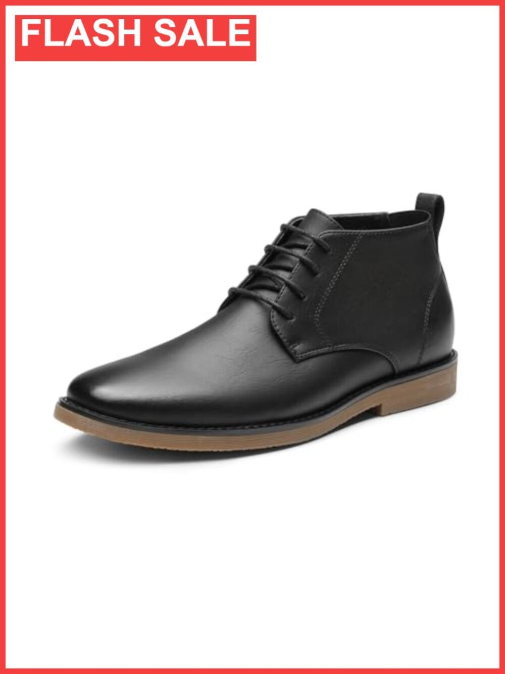 Men's Chukka Boots Classic Dress Ankle Boots PU Leather Smart Casual